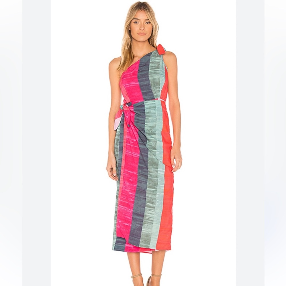 Mara Hoffman Bette One Shoulder dress Sz L